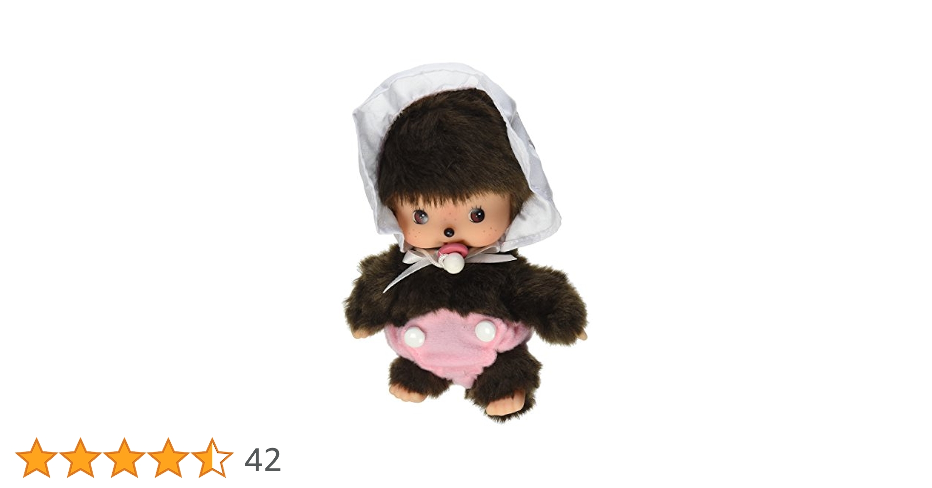 Sekiguchi - セキグチ「ピエロのモンチッチS」なかなかないぺア　ウィンク女の子　限定ぬいぐるみ Amazon.co.jp: セキグチ(Sekiguchi)モンチッチ ベビチッチ