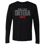 500 LEVEL UFC Brian Ortega UFC Elite Men's Long Sleeve T-Shirt (Black, M)