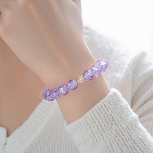 Firefly Glass Beads Bracelet Gifts for Her Women Teen, Sometimes You Forget You're Awesome Bracelets,Inspirational Gifts for Mom, Daughter, Sister, Best Friends with Gift Cards2