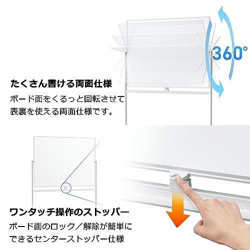プラス ホワイトボード 1800X900 両面タイプ PLUS（プラス） ホワイト 