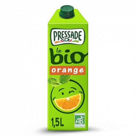 Pressade - Prensa de néctar orgánica, naranja, 1,5 l, precio por unidad