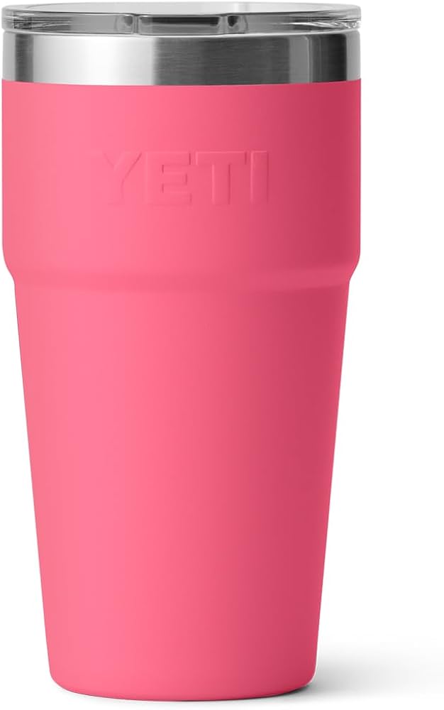 バーベキュー・調理用品 YETI Rambler 20oz PINK LE YETI Rambler 20 oz Tumbler, Stainless Steel, Vacuum