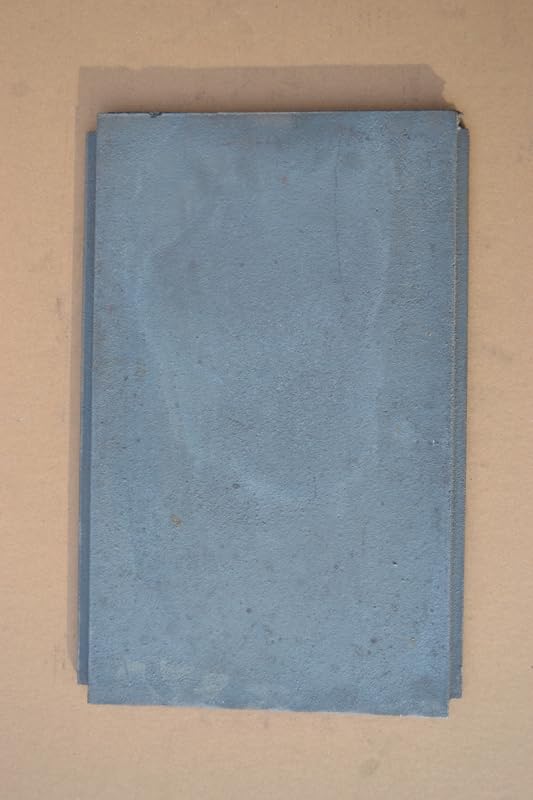 SEZAM Placa de hierro fundido para horno sin agujero, 40 x 24 cm, placa de carbón para chimenea, hierro fundido gris