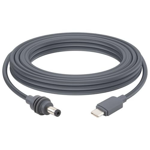 Lonlonty Starlink - Cable mini USB C a CC, 3 metros, entrada de 100 W, impermeable, compatible con batería Starlink Mini Power Bank de 65 W-140 W, compatible con PD, cable de carga portátil Starlink