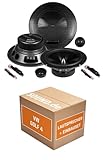 JUST SOUND best choice for caraudio Lautsprecher Boxen Einbaupaket für Musway ME6.2C kompatibel mit VW Golf 4 Cabrio Armaturenbrett | 2X Tief-Mitteltöner 2X Hochtöner