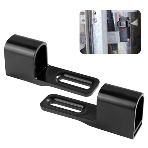 2 Stück Sonnenschutz-Schutzabdeckung für Garagentorsensor, Sonnenschutz-Schutzabdeckung für Garagentor Kompatibel mit Chamberlain 41A5043, 820CB, Liftmaster 801CB-P (Schwarz)