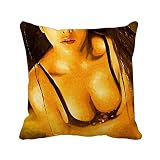 DIYthinker Nackte Brust Bikini Girl Gal Lady Platz Dekokissen Insert Kissenbezug Startseite Sofa Dekor-Geschenk