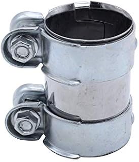 TAKPART Exhaust Clamp Pipe Connector Double Clamp Exhaust Pipe Terminal Ø 55 mm x95 mm 1K0253141M