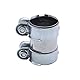 TAKPART Doppelklemme Auspuffrohrverbinder Ø 55mm x 95mm - 1K0253141M Silber