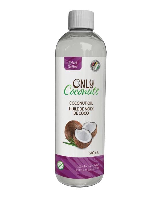 ONLY COCONUTS - REFINED COCONUT OIL, NON GMO VERIFIED, GLUTEN FREE