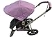 Light Purple Sun Shade Canopy with Wires and Under Seat Storage Basket Plus Free Handle Bar Covers for Bugaboo Cameleon 1, 2, 3, & Frog Baby Child Strollers