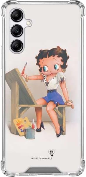 Skinit Clear Phone Case Compatible with Galaxy A15 5G - Officially Licensed Betty Boop The Artist Design