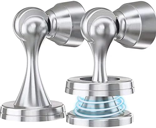 Magnetic Door Stop,Magnetic Door Stop with Strong Suction, Screws for Stronger Wall Hanging, Screws are Included, Keep The Door Open, and Better Protect The Wall（1 Pack）