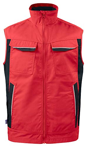 Gilet de service rouge robuste 645706 anti-usure taille XXL