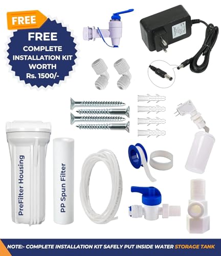 Image of 12 LPH Copper Alkaline RO + UV + UF Water Purifier for Home with Minerals & Free Pre-Filter - Suitable for Borewell, Tanker & Municipal Water (Black)
