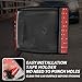 KATUR Universal Car Decorative Air Flow Intake Hood Scoop Vent Turbo Bonnet Cover Black