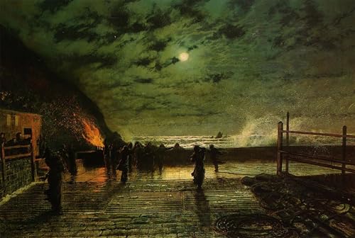 Tableaux en péril de Grimshaw poster pour habiller un salon ou un espace de travail inspirant