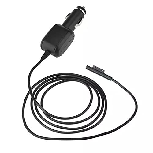 Christol Cargador de Coche portátil para Surface Pro Cable guía de Fuente de alimentación de 15V 3A Adaptador de Cargador de Corriente para Surface Pro 7/6/5/4/3