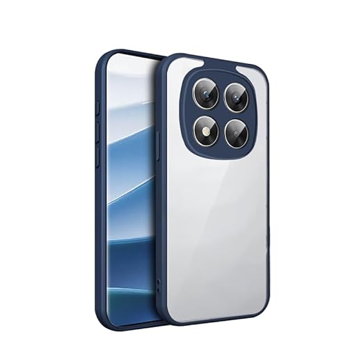 TRIPLE RIVER�EFor POCO M8 Pro 5G ���� �P�[�X Pro �J�o�[ �ϏՌ� �w�ʃ}�b�g �N���A TPU+�A�N���� �n�[�h�P�[�X �X�g���b�v�z�[���t�� ������ �X�g���b�v�� �V���v�� For ���� �V���I�~/�������(�u���[)