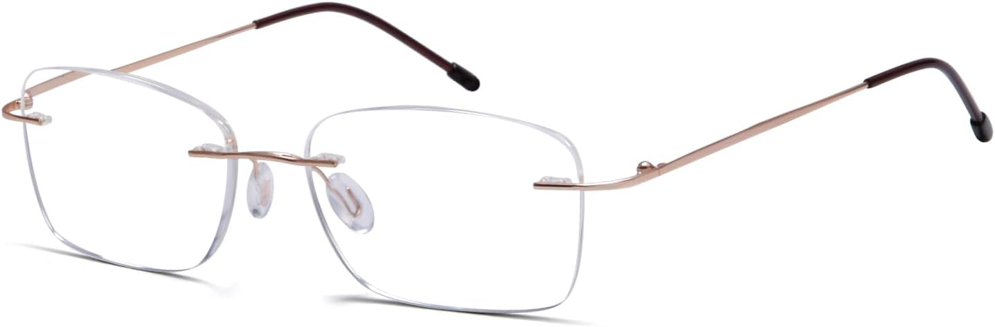 Eyekepper Ladies Frameless Reading Glasses - Lightweight Rimless Readers for Women