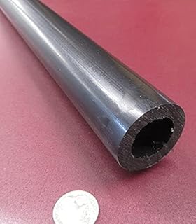 Delrin Black Acetal POM Round Tube 1.50