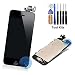 cellphoneage®Touch Screen Replacement Prime Black Touch Glass Digitizer LCD Display Screen Assembly For iPhone 5