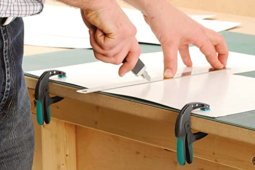 wolfcraft PRO Ergo 40 Spring Clamp I 3626000 I for Effortless use – Ideal for DIY and Model-Building Projects