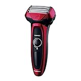 パナソニック ラムダッシュ メンズシェーバー 5枚刃 赤 ES-LV56-R