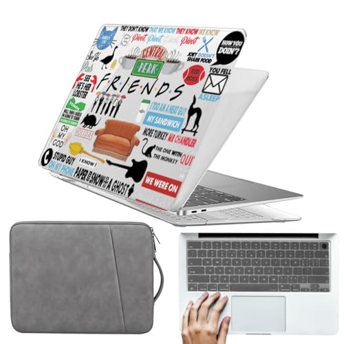Coque MacBook Pro 16 M4 M3 M2 M1 etui rigide housse avec protection clavier motif vintage