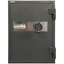 Hollon HS-750E 2 Hr. Fireproof Home/Office Safe, 2.43 cu. ft., Electronic Keypad Lock Charcoal Gray