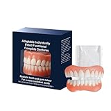 Kit de rebase de dentadura postiza suave y cómodo: nuestro diseño proporciona un ajuste seguro y una comodidad excepcional que se siente como una parte natural de su boca. Puede afrontar el día con confianza, sin molestias ni desplazamientos.