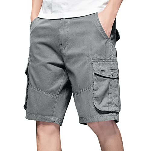 Short cargo pour homme ample évitant la perte d'affaires grâce aux fermetures éclair