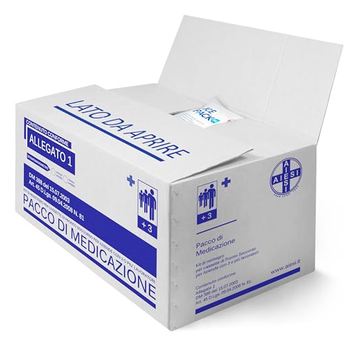 Kit Di Reintegro Allegato 1 Per Cassette E Armadietti Di Pronto Soccorso In Contenitore Antiurto Dimensioni 39 X20 X18 Cm - 2