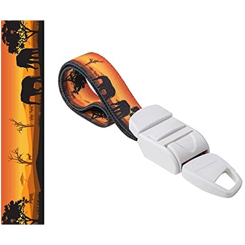 ROLSELEY PROFESIONAL Quick and Slow Release Medical Nurse Tourniquet with ELEPHANTS & SUNSET Pattern Cover