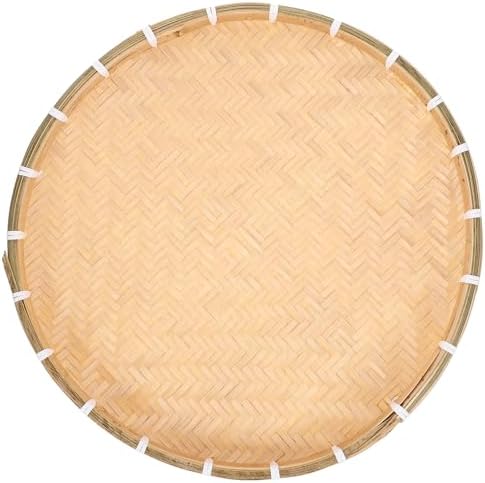 Natural Handmade Bamboo Baskets Fruit Vegetables Bread Rattan