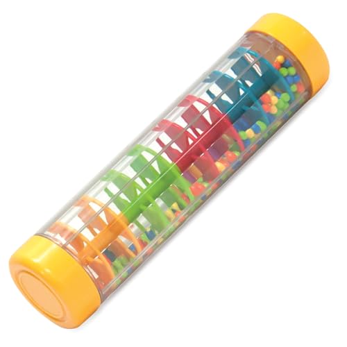 Kidoozie Peaceful Rainmaker - Shake, Roll & Flip! - Multi-Level Bead Toy with Soothing Raindrop Sounds & Cascading Colors for Sensory Play & Development