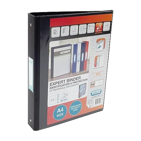 Elba A4 4 O-Ring Binder with Custom Cover Cover