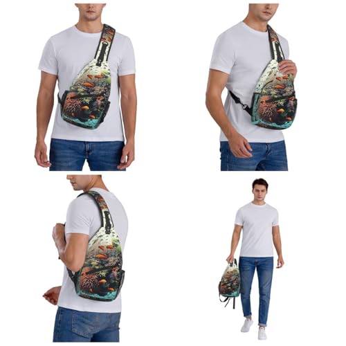 Sling Bag para Mujeres y Hombres Bolsa Cruzada para Senderismo miniatura 6