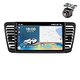 Android 15 Autoradio für Subaru Outback 3 Legacy 4 2003 2004-2009 GPS Navigation 9 Zoll Touchscreen Auto Stereo Mit Multimedia-Player FM SWC RDS Car Radio Carplay Android Auto (Y4 8Core 4+64G)