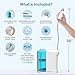 NASALFRESH MD - Dual Powered Nasal Irrigation System Nasal Rinse and Wash - Sinus Decongestant Relief System w/ 30 Saline Packets - Rechargeable - Multi-User, 2 Sets of Nose Pillows - Snoring Remedy
