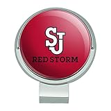 St. John's University Red Storm Logo Golf Hat Clip With Magnetic Ball Marker