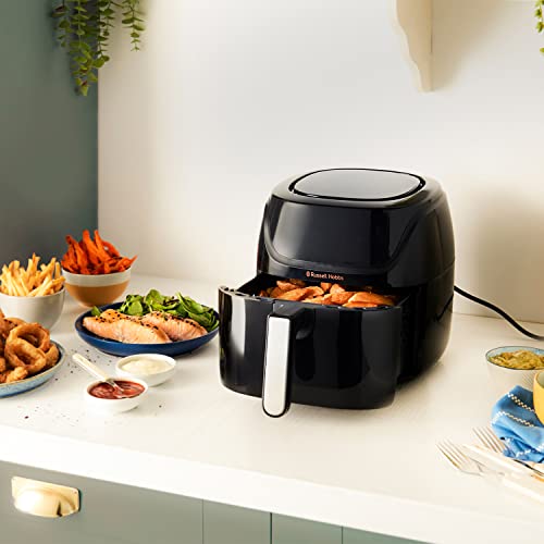 Russell-Hobbs-27160-SatisFry-Medium-Digital-Air-Fryer-Energy-Saving-Airfryer-with-10-Cooking-Functions-including-Bake-Grill-and-Dehydrate-4-Litre-Capacity-Black