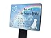 OriginDesigned New Meet Me at The Rainbow Bridge, Pet Dog Loss Memorial - Aluminium Plaque Mounted onto a Black Acrylic Stake.