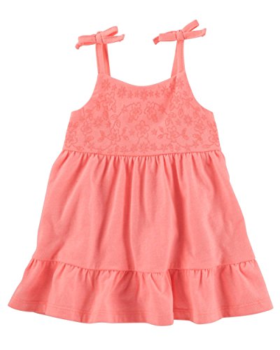OshKosh B'Gosh Baby Girls' Sleeveless Embroidered Dress 9-12 Months