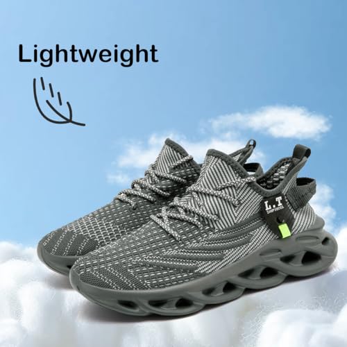Image of Mens Running Walking Tennis Shoes Mens Casual Fashion Gym Hiking Shoes for Men Sneakers Work Breathable Comfortable Lightweight