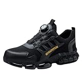 HeelVirtuosa Zapatos de Senderismo Ligeros for Hombre, Malla Transpirable, Suela de Goma Antideslizante, Trekking al Aire Libre(42 EU)