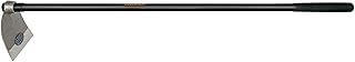 Truper 10621 Forged Garden Hoe - 2 Lb High Carbon Steel One-Piece Forged Head, 54-Inch Handle Round Eye Hoes