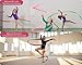 DS. DISTINCTIVE STYLE 2 Pieces 78.7 inch & 157.4 inch Rhythmic Dance Ribbons - Artistic Gymnastics Wand Set for Beginners, Beginners Training & Performance Streamers for Dance & Baton Twirling