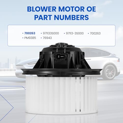 Image of HVAC Blower Motor 700263 Compatible with Hyundai Sonata 2011-2014, Compatible with Kia Optima 2011, BM10102C, 72223FL00A, 971133S000, A /C Blower Motor Assembly