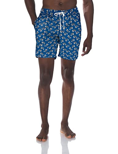 2(X)IST Mens Quick Dry Printed Board Short with Pockets